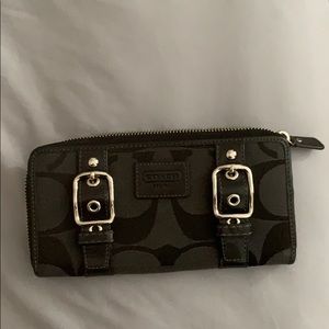 Black coach wallet